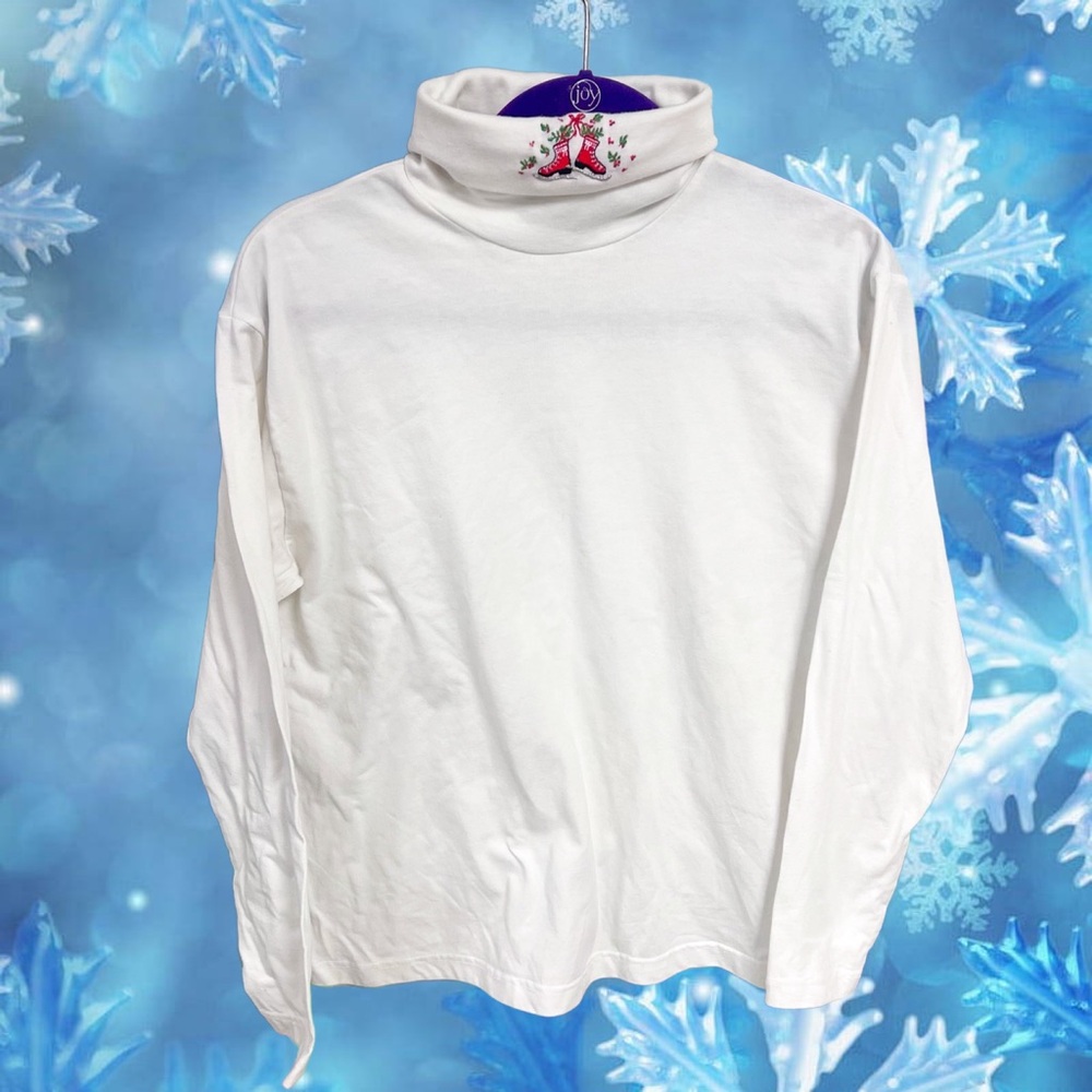 All Points By Reference Point White Ice Skate Emb… - image 1